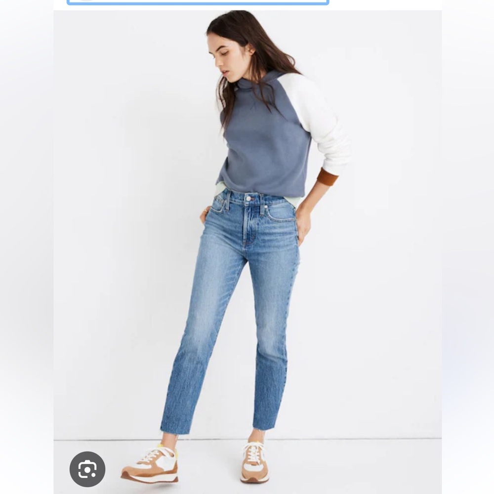 Madewell Perfect Vintage Jeans in Enmore Wash Raw Hem Edition